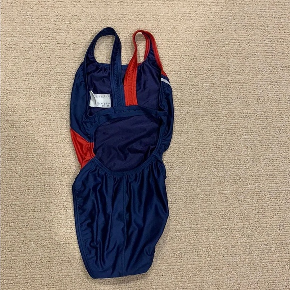 Speedo Swim Girls Womens Red White And Blue Speedo Swimsuit Poshmark